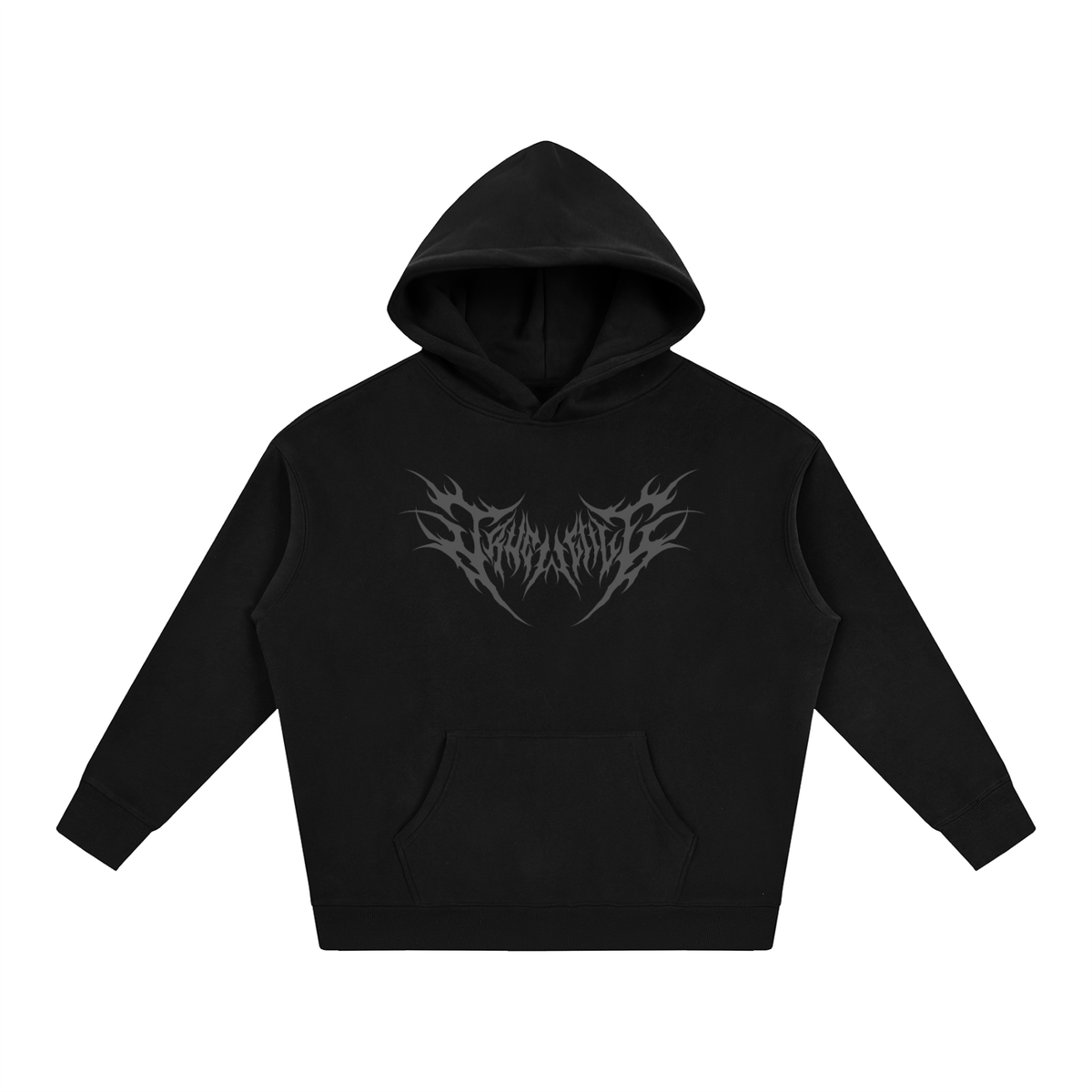 Gray Logo Hoodie